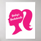 Pink Bachelorette Poster (Voorkant)