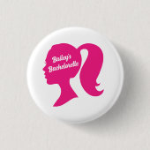 Pink Bachelorette Ronde Button 3,2 Cm (Voorkant)