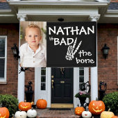 Pink Bad Two The Bone Halloween 2e verjaardag foto Spandoek