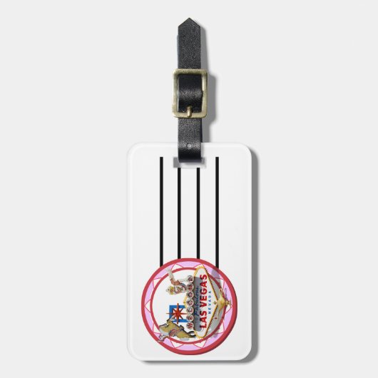 Pink Bagagelabel (Voorkant verticaal)