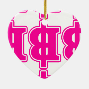 PINK BAHT SIGN ฿ Thaise ฿ Keramisch Ornament