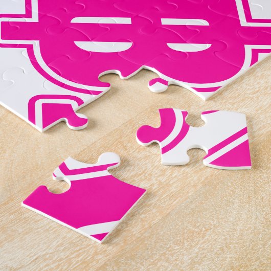 PINK BAHT SIGN ฿ Thaise ฿ Legpuzzel (Zijkant)