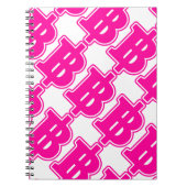 PINK BAHT SIGN ฿ Thaise ฿ Notitieboek (Voorkant)