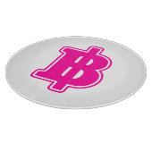 PINK BAHT SIGN ฿ Thaise ฿ Snijplank (Hoek)