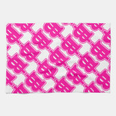 PINK BAHT SIGN ฿ Thaise ฿ Theedoek (Horizontaal)