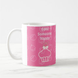 Pink bake happy koffiemok