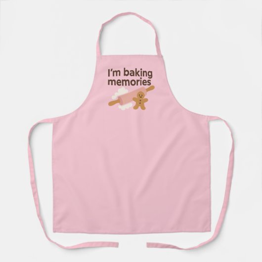 Pink Baking Memories Schort (Voorkant)