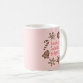 Pink Baking Spirits Bright Holiday Cookies Koffiemok (Voorkant rechts)