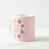 Pink Baking Spirits Bright Holiday Cookies Koffiemok (Voorkant links)