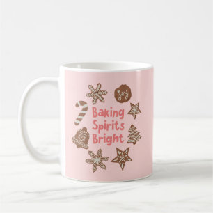 Pink Baking Spirits Bright Holiday Cookies Koffiemok