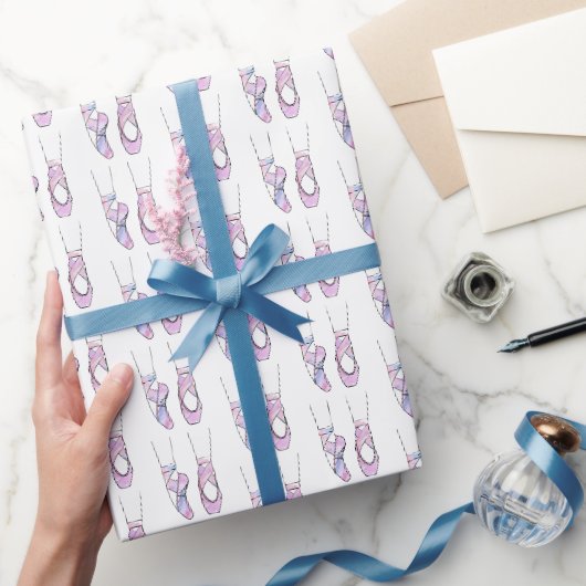 Pink Ballerina Ballet Cadeaupapier (Geschenken)