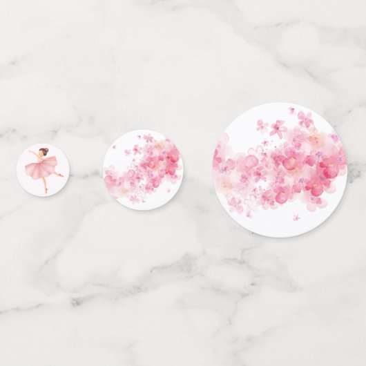 Pink Ballerina Confetti (Achterkanten)