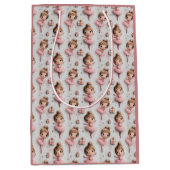 Pink Ballerina Dream with Tutus Medium Cadeauzakje (Voorkant)