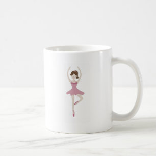 Pink Ballerina Girl Koffiemok