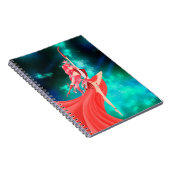 Pink Ballerina Night Sky Notitieboek (Rechterzijde)