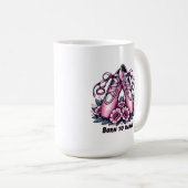 Pink Ballet Shoes Koffiemok (Voorkant rechts)