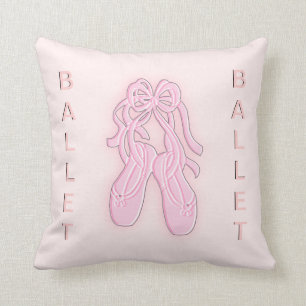 Pink Ballet Slippers American Mojo Kussen