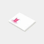 Pink Ballet Tutu Ballerina Dance Teacher Costuum Post-it® Notes (Schuin)