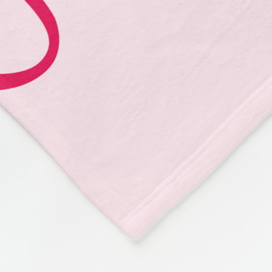 Pink Ballet Tutu Persoonlijk Ballerina Dancer Fleece Deken (Hoek)