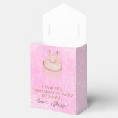 Pink Ballet verjaardag bedankt Bedankdoosjes (Geopend)