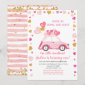 Pink Balloon Drive beroemd gemaakt door Valentijn Kaart (Voorkant / Achterkant)