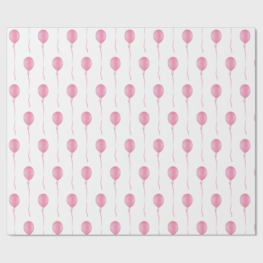 Pink balloon Gift Wrapping Paper - Cadeaupapier. Cadeaupapier (Vlak)