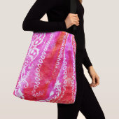 Pink Bandana Big Bag Crossbody Tas (Dichtbij)