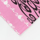 Pink Bandana  Fleece Deken (Hoek)