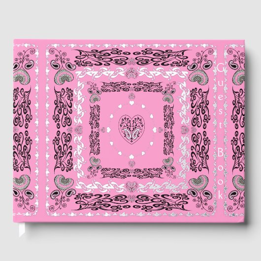 Pink Bandana  Gastenboek (Voorkant)