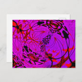 Pink Bandit Briefkaart (Voorkant / Achterkant)