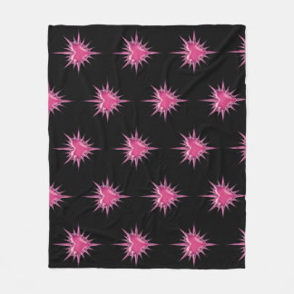 Pink Barbed Heart Cybersigilism Fleece Blanket Deken