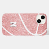 pink basketbal voor meisjes Case-Mate iPhone case (Achterkant (horizontaal))
