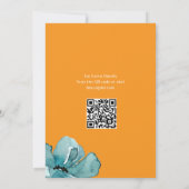 Pink Bat Mitswa QR-code Kaart (Achterkant)