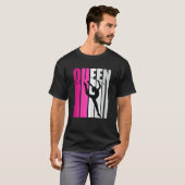 Pink Baton Twirling Gymnast Queen Gymnastics Daugh T-shirt (Voorkant volledig)