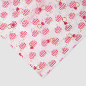 Pink Be Mine (Ontwerp 62 Roze Serie) Tissuepapier (Detail)