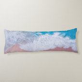 Pink Beach Bermuda gepersonaliseerd Lichaamskussen (Achterkant)