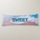 Pink Beach Bermuda gepersonaliseerd Lichaamskussen (Voorkant)