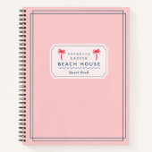 Pink Beach House Vakantiehuis gastenboek Notitieboek (Voorkant)