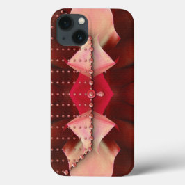 Pink Beaded avondmaal iPhone 13 Hoesje