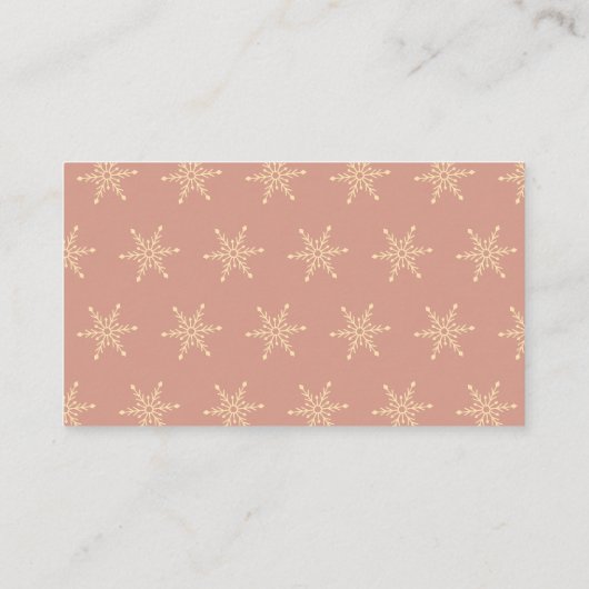 Pink Beanie Boy Baby shower Luier Raffle Ticket Informatiekaartje (Achterkant)