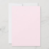 Pink Bear Baby Shower Save the Date Card | Cute &  Kaart (Achterkant)