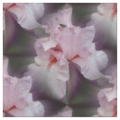 Pink Bearded Iris Flower Natuur Patroon Stof (Close Up)
