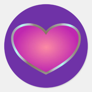 Pink Beat Ronde Sticker