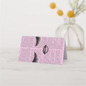 Pink Beauty Folded Loyalty Card Feminine Aesthetic (Achterkant)