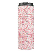 Pink Beauty & Makeup Seamless Pattern Girly  Thermosbeker (Achterkant)