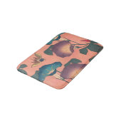 Pink Bee Flower Classic Hokusai Art Badmat (Gekanteld)