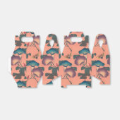 Pink Bee Flower Classic Hokusai Art Bedankdoosjes (Uitgevouwen)