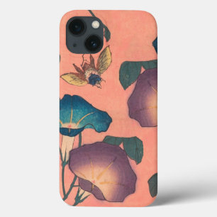 Pink Bee Flower Classic Hokusai Art Case-Mate iPhone Case