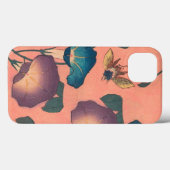 Pink Bee Flower Classic Hokusai Art Case-Mate iPhone Case (Achterkant (horizontaal))