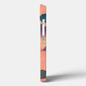 Pink Bee Flower Classic Hokusai Art Case-Mate iPhone Case (Achterkant / Links)